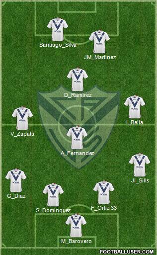 Vélez Sarsfield Formation 2011