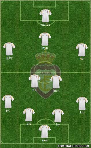 Real Jaén C.F. Formation 2011