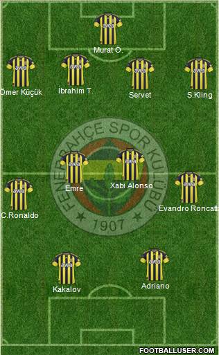 Fenerbahçe SK Formation 2011