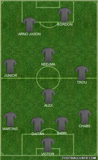 Pro Evolution Soccer Team Formation 2011