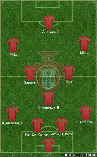 Portugal Formation 2011