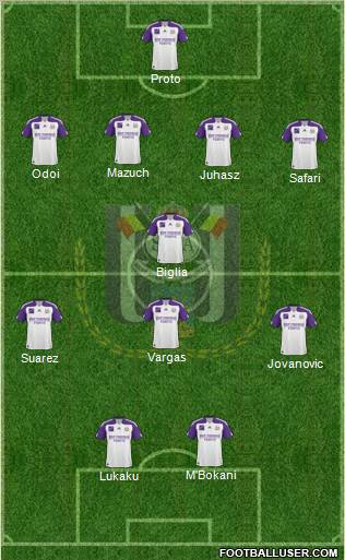 RSC Anderlecht Formation 2011