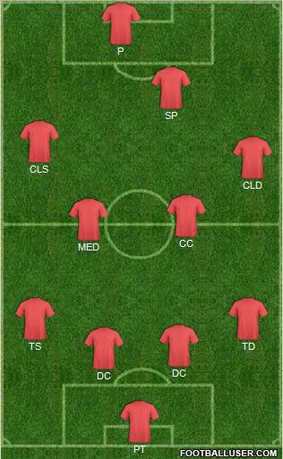 Pro Evolution Soccer Team Formation 2011