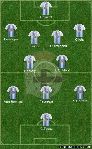 R.C. Deportivo de La Coruña S.A.D. Formation 2011