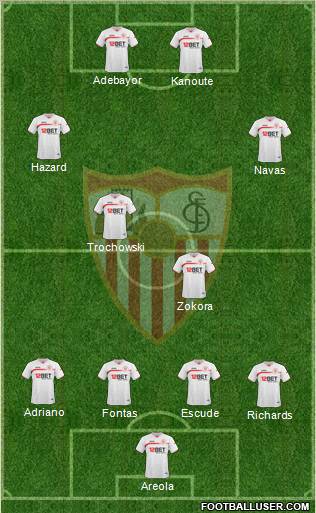 Sevilla F.C., S.A.D. Formation 2011