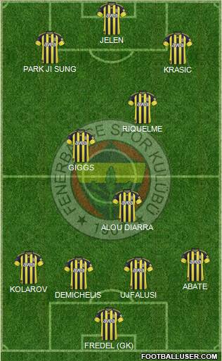 Fenerbahçe SK Formation 2011