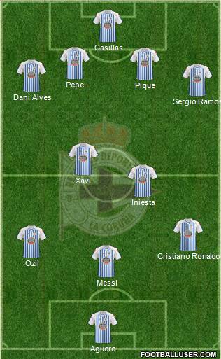 R.C. Deportivo de La Coruña S.A.D. Formation 2011