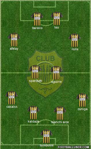 Olimpo de Bahía Blanca football formation