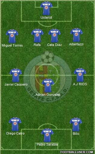 Getafe C.F., S.A.D. Formation 2011