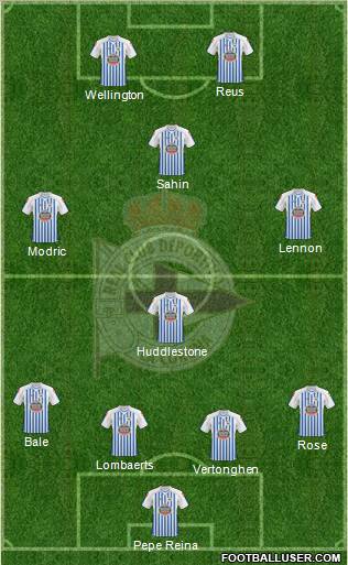 R.C. Deportivo de La Coruña S.A.D. Formation 2011