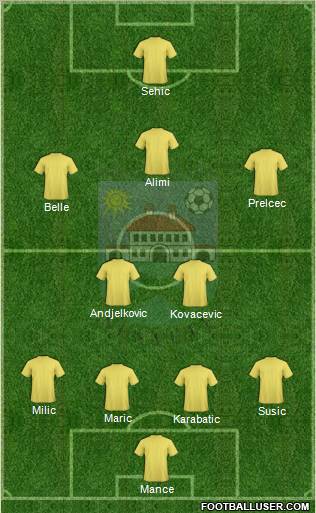 NK Croatia Sesvete Formation 2011