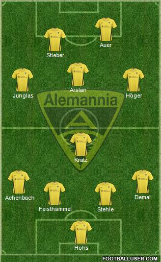 TSV Alemannia Aachen Formation 2011