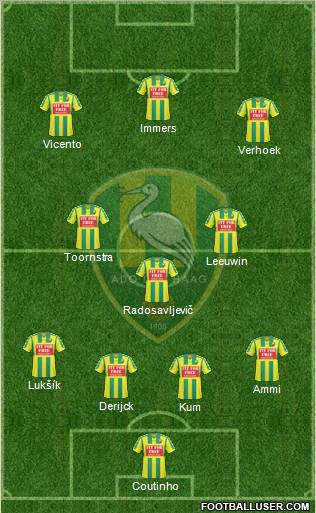 ADO Den Haag Formation 2011