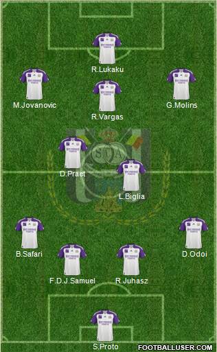 RSC Anderlecht Formation 2011