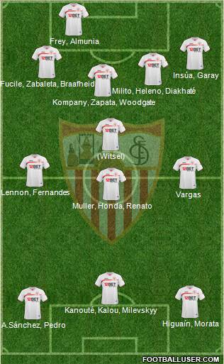 Sevilla F.C., S.A.D. Formation 2011