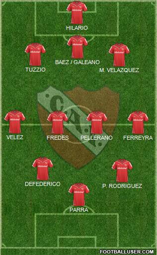 Independiente Formation 2011