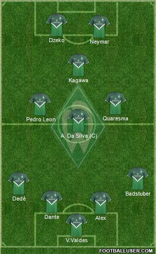 Werder Bremen Formation 2011