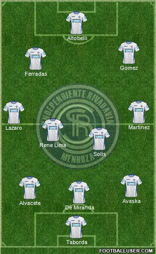 Independiente Rivadavia de Mendoza Formation 2011