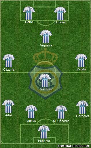 R.C. Recreativo de Huelva S.A.D. Formation 2011