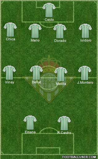 Real Betis B., S.A.D. Formation 2011