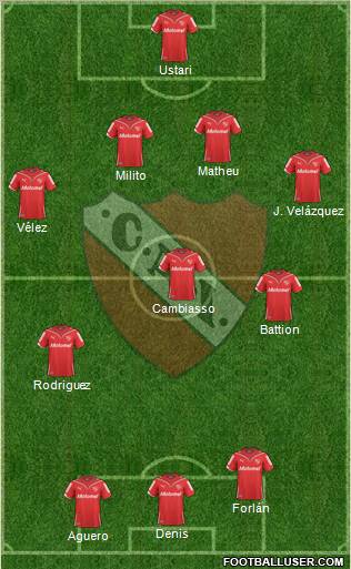 Independiente Formation 2011