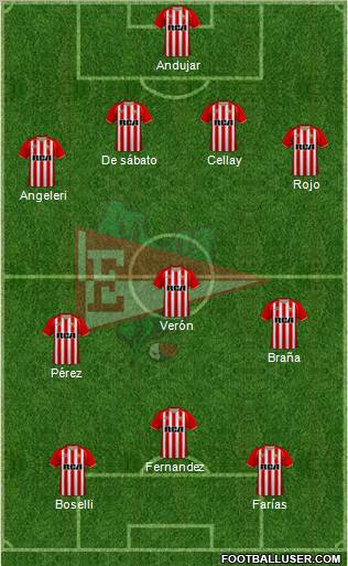 Estudiantes de La Plata Formation 2011