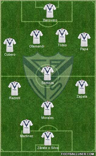 Vélez Sarsfield Formation 2011