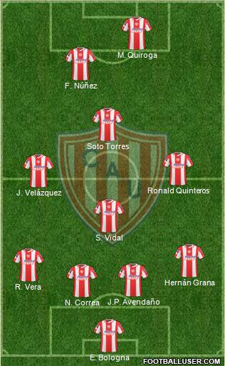 Unión de Santa Fe Formation 2011
