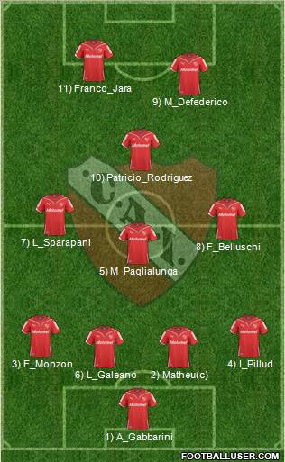 Independiente Formation 2011