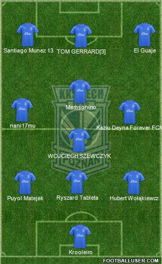 Lech Poznan Formation 2011