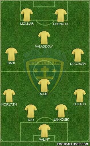 MSK Zilina Formation 2011