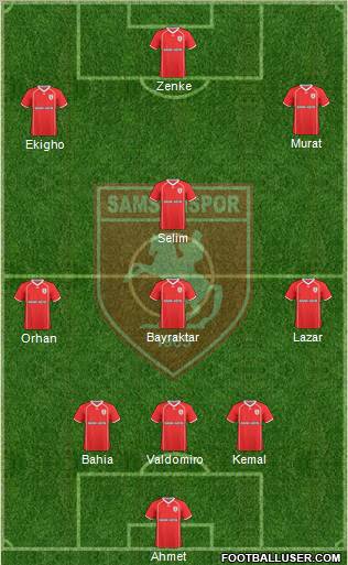 Samsunspor Formation 2011