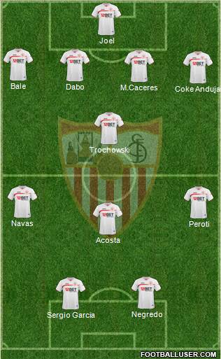 Sevilla F.C., S.A.D. Formation 2011