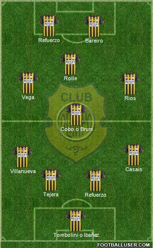 Olimpo de Bahía Blanca football formation