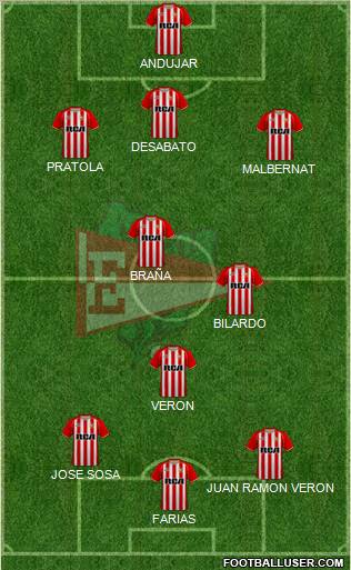 Estudiantes de La Plata Formation 2011