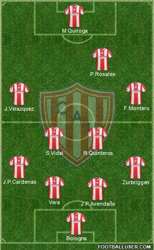 Unión de Santa Fe Formation 2011