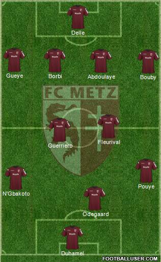 Football Club de Metz football formation