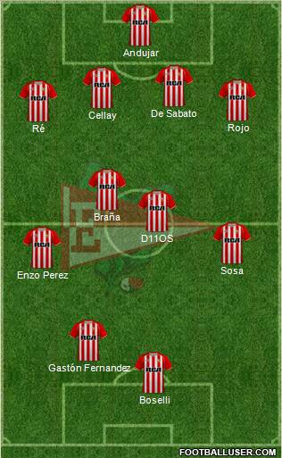 Estudiantes de La Plata Formation 2011