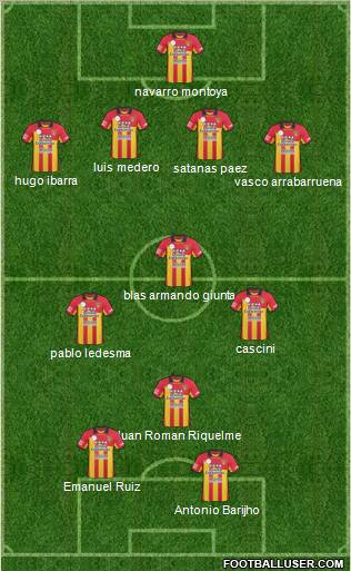 Boca Unidos Formation 2011