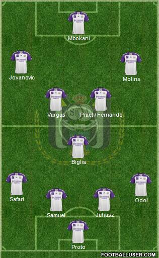 RSC Anderlecht Formation 2011