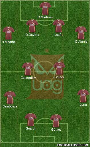 Club Tecos de la UAG Formation 2011