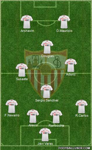 Sevilla F.C., S.A.D. Formation 2011