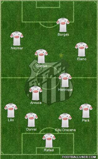 Santos FC Formation 2011