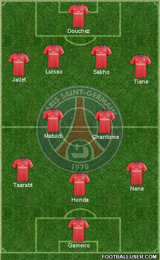 Paris Saint-Germain Formation 2011