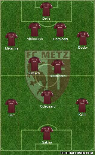 Football Club de Metz football formation