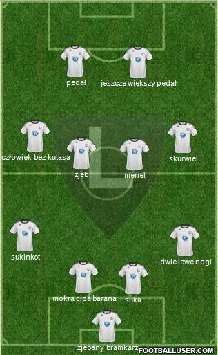 Legia Warszawa Formation 2011