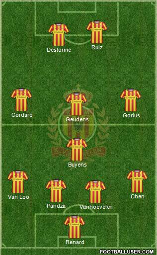Yellow Red KV Mechelen Formation 2011