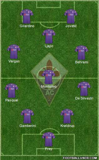 Fiorentina Formation 2011