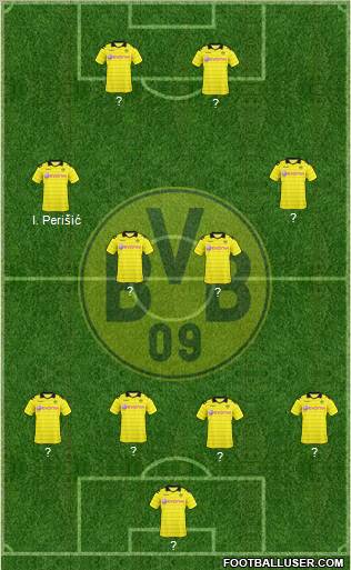Borussia Dortmund Formation 2011