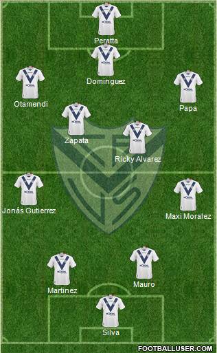 Vélez Sarsfield Formation 2011